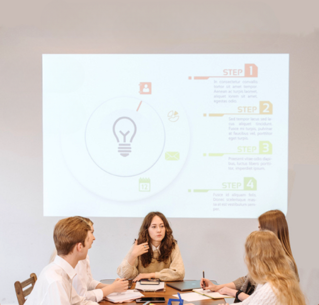 가정용 빔프로젝터 붙이는스크린 벽지 고화질 화이트 보드 침실 거실 120x2m