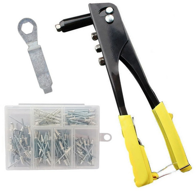 하이툴스 리벳건 리벳 못 공구 120pc, 1세트