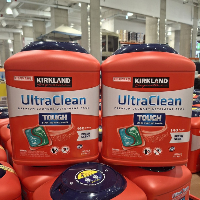 커클랜드시그니춰 울트라클린 캡슐세제, 140개입, 2세트