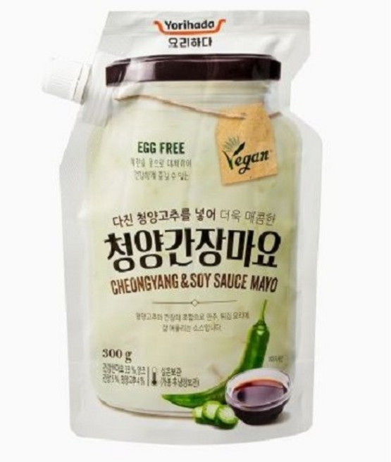 식물성 원료 콩으로 만든 요리하다 청양간장마요 (300G), 300g, 1개