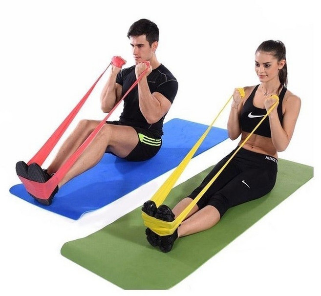 PG 런웨이브 라텍스밴드 1.5m LV1-5 탄성 고무밴드, 1단계-옐로우