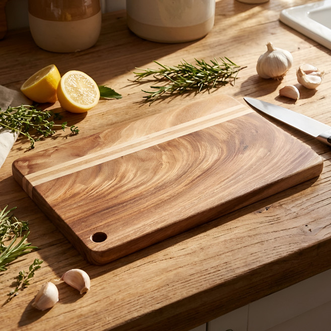 파격사은품 가리스 원목 나무 도마, 1개, 보르네오 월넛