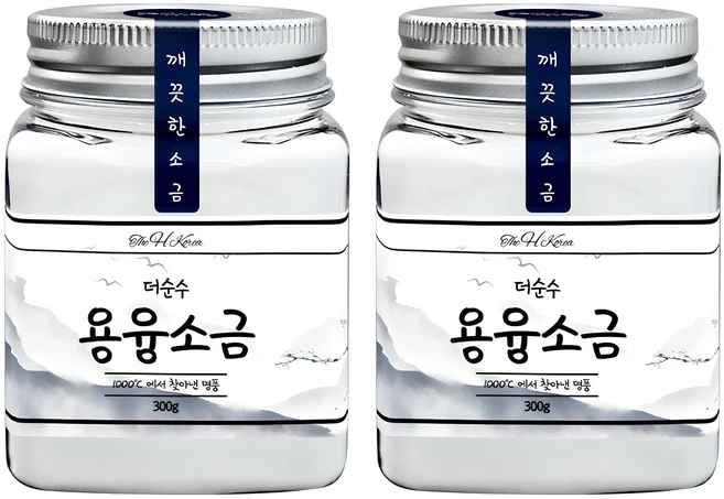 더순수 용융소금 미네랄소금 불순물 제로, 2개, 300g - 쿠팡
