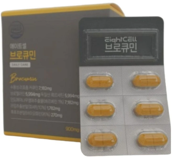 [리빙}에이트셀 커큐민 리포좀 브로큐민 1개월, 1박스, 60정 - 쿠팡