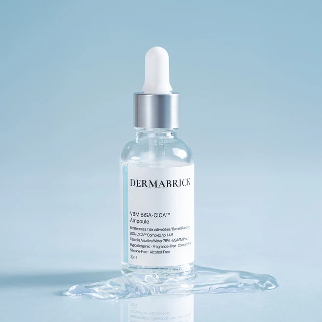 더마브릭 VBM 비사시카 앰플 열감 민감성 피부 수분 진정 세럼, 1개, 30ml - 쿠팡