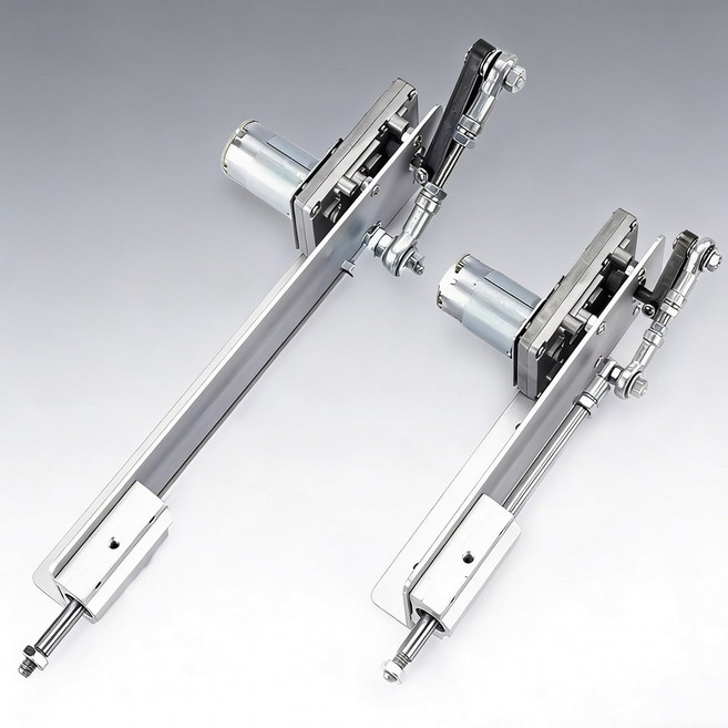 12V-24V 미니 텔레스코픽 선형 액추에이터 조정 가능한 스트로크 모터 감속 기어 왕복 사이클, [00] 2-8cm 120RPM, [01] 기타, [00] 12V용