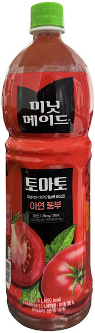 코카콜라 미닛메이드 토마토, 1.5L, 4개
