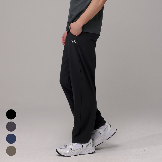 에버라스트 남자 9부 쿨링 바지 스트라이프 팬츠