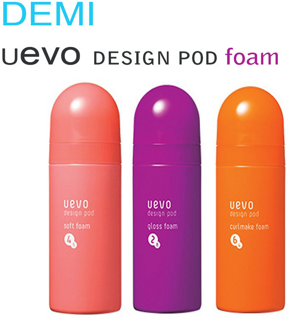 데미 우에보 디자인팟 폼무스 3종중선택 200g윤기수분셋팅, 주황색 소프트폼, 200g, 1개