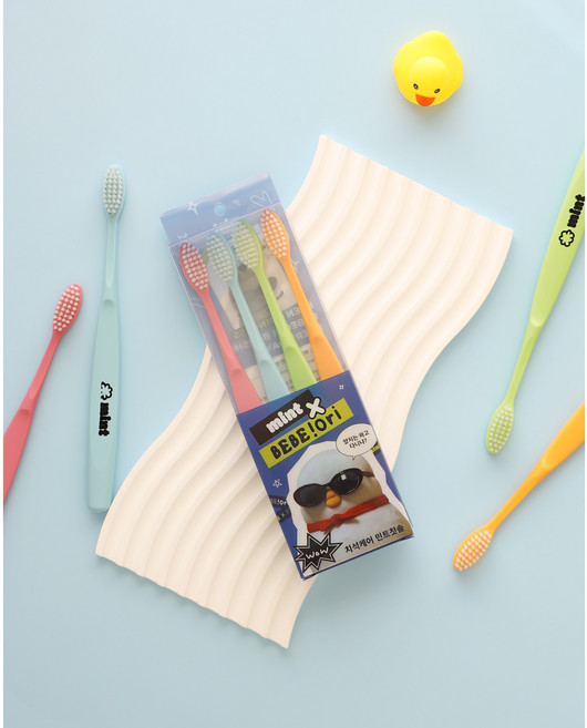 민트칫솔 베베더오리 패키지, 1세트, 4개입
