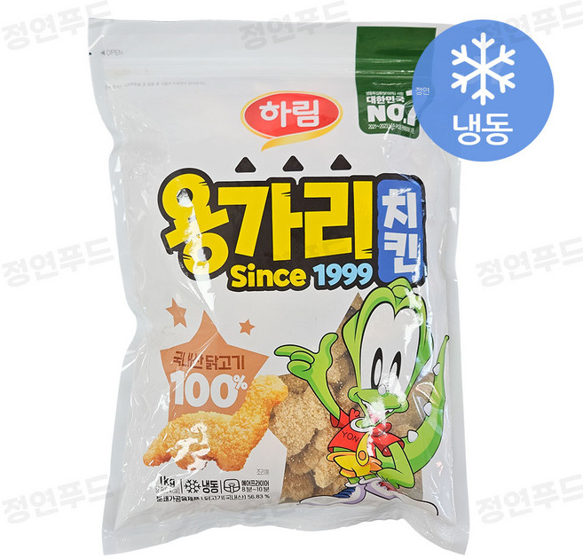 하림 용가리치킨 1kg 2봉, 2개