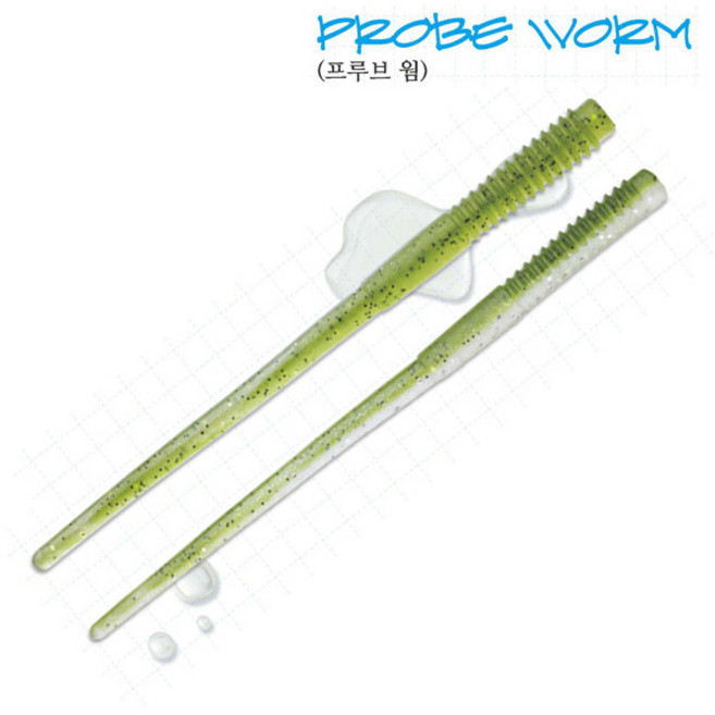 트리거엑스 프루브 피네스 플로팅웜 4인치 PTXPW4, PPKG, 1개