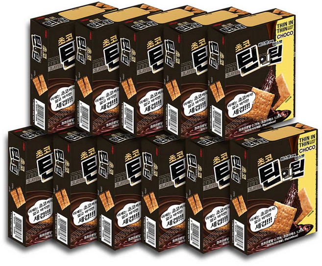 하늘처럼 초코틴인틴 89g 얇고 바삭한 세겹비스켓, 11개