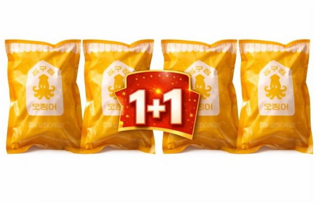 압구정오징어 고소한 찹쌀오징어튀김 1+1세트메뉴 간식야식 술안주(소스포함), 2세트, 800g