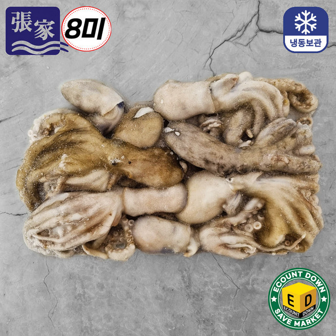 새우몰 냉동 활낙지 850g 8미, 1개, 850g(7~9미)