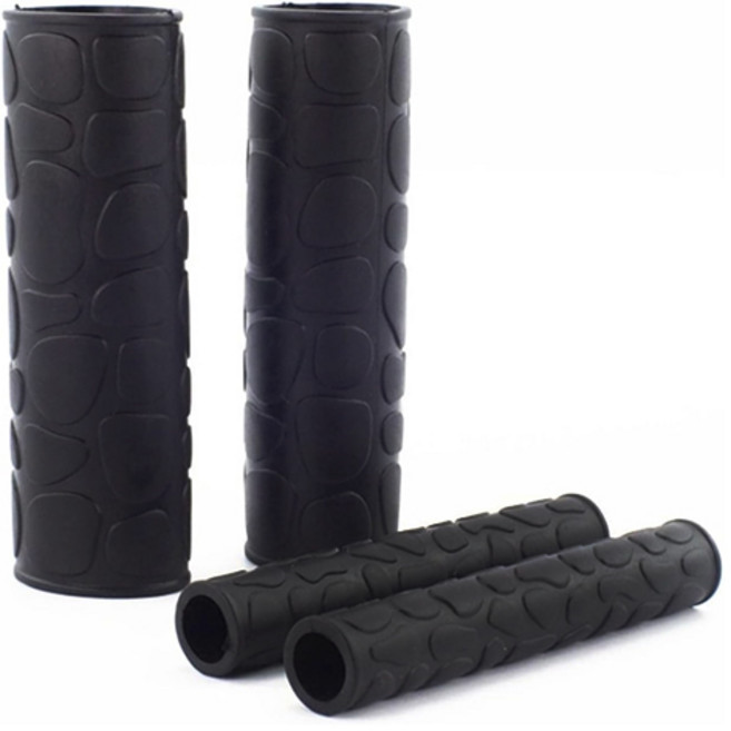 고아웃타운 오토바이 실리콘 핸들 브레이크 그립 커버, 블랙, 1세트