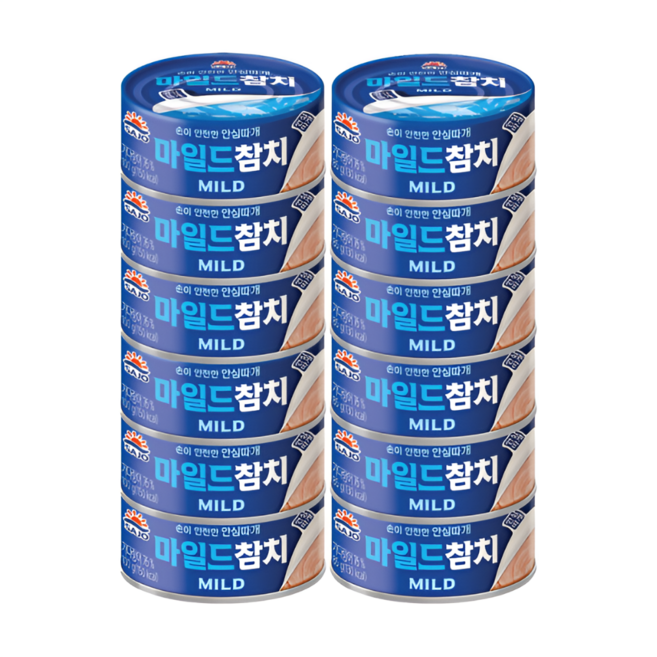 사조 마일드참치 12입 (100gx6+85gx6)