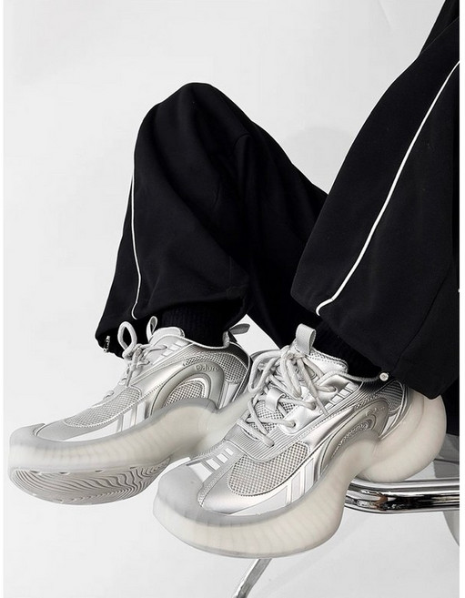 美式異形厚底增高賽車風運動老爹鞋