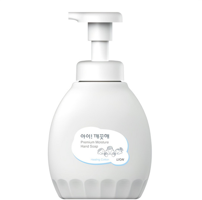 아이깨끗해 프리미엄 모이스처 핸드워시 힐링코튼, 450ml, 1개