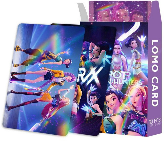 FATTYS 케이팝데몬헌터스 포토카드 헌트릭스 굿즈, 1박스, 30장