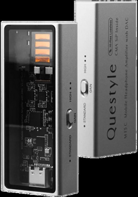 충전식헤드앰프 Questyle M15C 휴대용 USB DAC 및 AMP 최신 출시 플래그십 CS43198 디코딩 헤드폰 파워 앰프 맞춤형 기계