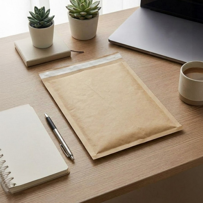 종이뽁뽁이봉투 택배 포장 충격방지 친환경 포장재, 10개