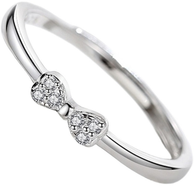 韓版蝴蝶結戒指