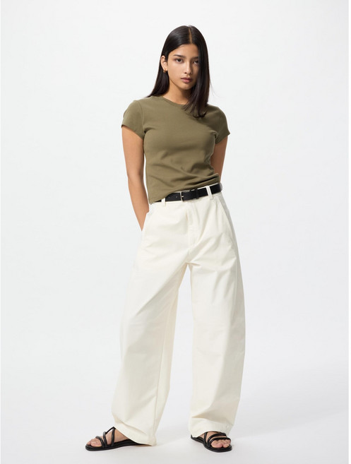 [일본정품]유니클로 저지 배럴 레그 팬츠 475344