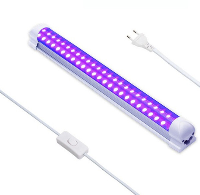공급 85 265V 잉크 유형 KTV 경화용 395NM 자외선 UVA 365NM 입력 튜브 보라색 조명 LED, 01 10W 365nm, 01 EU plug, 1) 10W  365nm  EU plug