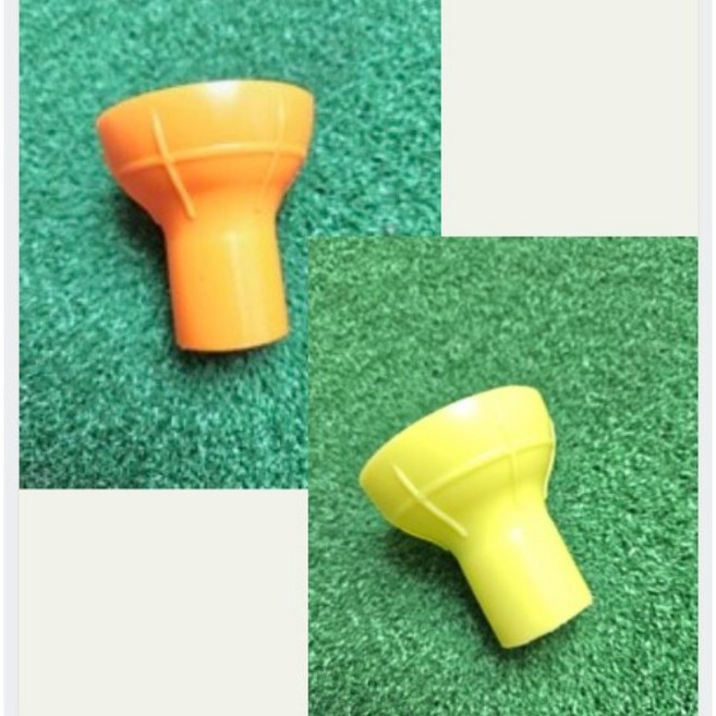 2P 파크골프 볼 흡착기 회수기 픽업기 공줍기 도구 실리콘 집게, 2개, 오렌지+노랑