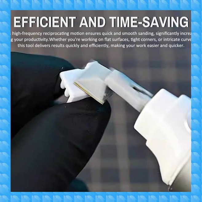 ETRT MS-148 왕복 샌더 2단 속도 조절 가능 다용도 고효율 배터리 구동 샌딩기 정밀 작업용, [01] 옵션1, 1개
