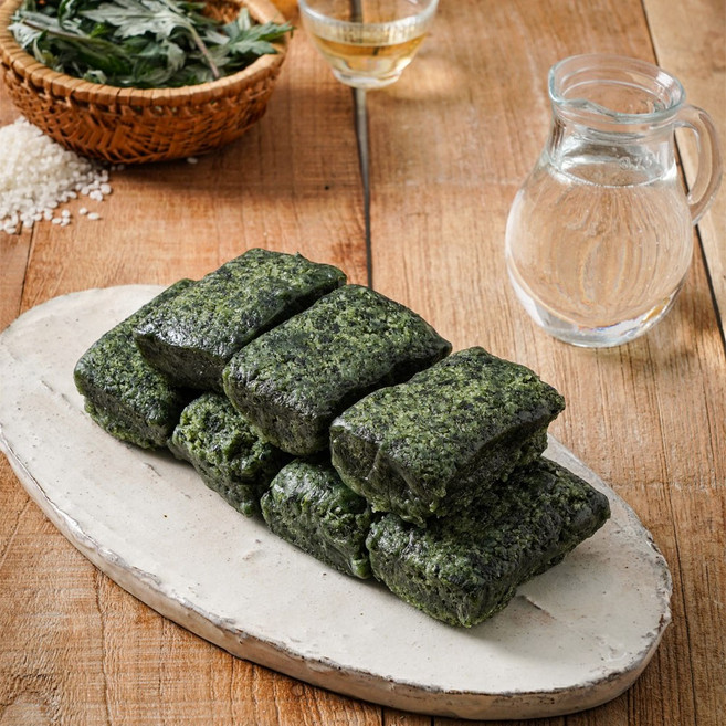 건강간식 해풍 쑥설기 개별포장떡 아침식사용, 10개, 100g