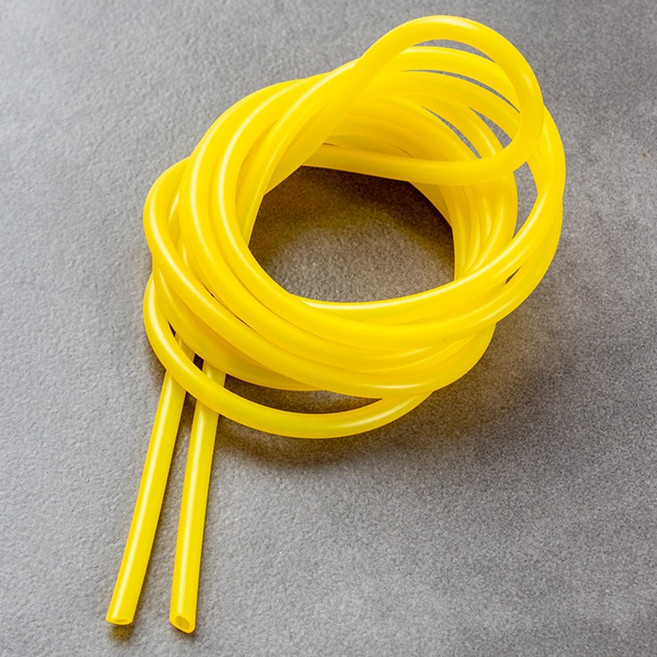 고무줄 2m 튜브형 튜브 호스, 1개, 옐로우