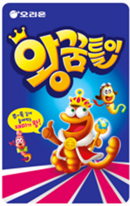 이즐 까까맛 교통카드 왕꿈틀이, 1개