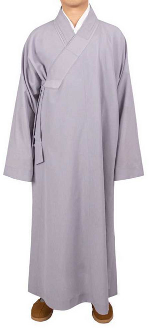 시주복 장삼 두루마기 통기 외투 봄 가을 스님옷 외출, 밝은 회색 39 키 160, 1개