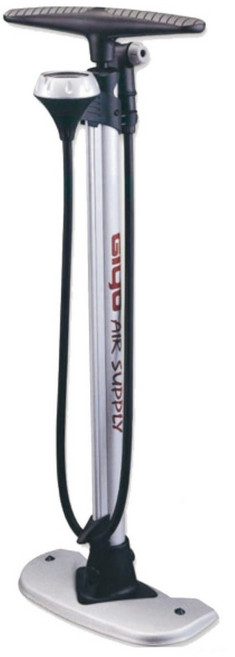 GIYO GF-54 直立式高壓打氣筒 160psi 聰明嘴 美法兩用 免轉接 自行車 腳踏車 單車 公路車 跑車可用, 1個