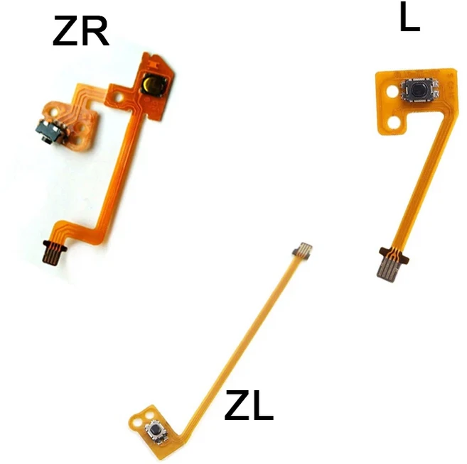 닌텐도 스위치 조이콘 NS 수리 부품용 교체 오른쪽 왼쪽 키 버튼 플렉스 PCB 케이블, 05 ZR ZL L set