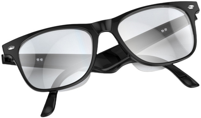 FDUCE W100 블루투스 스마트 안경 선글라스 무선 이어폰 통화 AI 번역, 블랙, 단일상품(블루라이트차단)