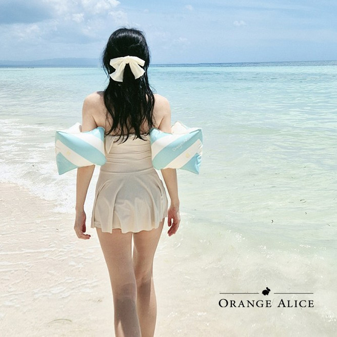 국내생산/부력강화/고강도 오렌지앨리스 프리미엄 암튜브 팔튜브, 아쿠아민트