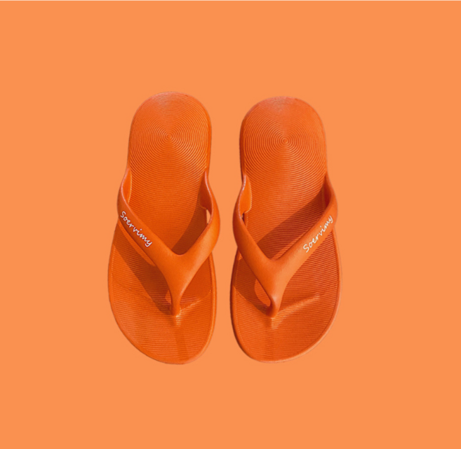 4색 레터링 쪼리 슬리퍼 커플 남녀공용