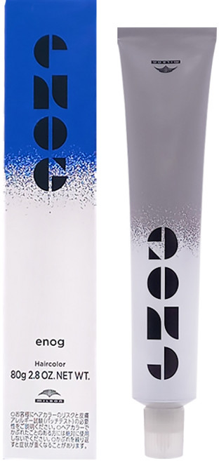 밀본 에노그 오프블랙 블랙빼기 헤어컬러 80g (12개당 정품 산화제 1000ml), 1개, black
