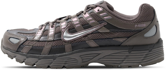 Nike P-6000 復古老爹鞋 男款 棕綠金屬網布透氣運動休閒鞋