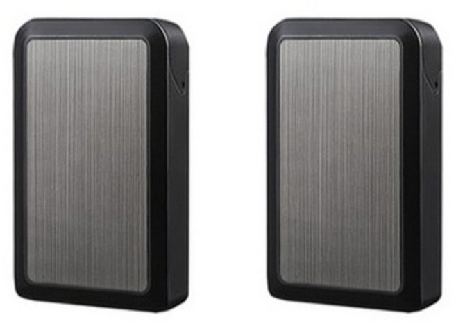 레투스토 편리한 슬라이딩 다용도 휴대용 담배 케이스 일반형, 블랙, 2개