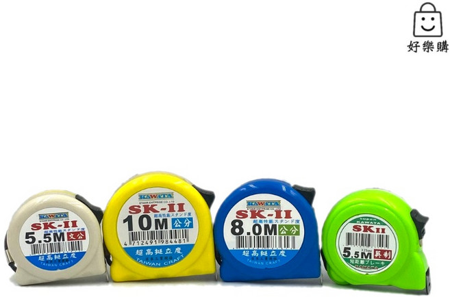 SK-II 捲尺 多色隨機出貨, 1個, 5.5m*25mm,公分
