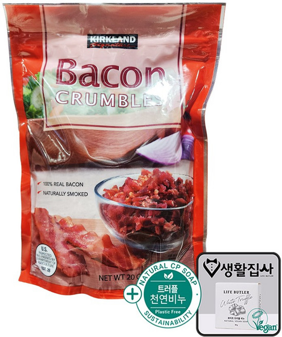 커클랜드 베이컨 크럼블스 + 천연비누 코스트코, 1개, 567g