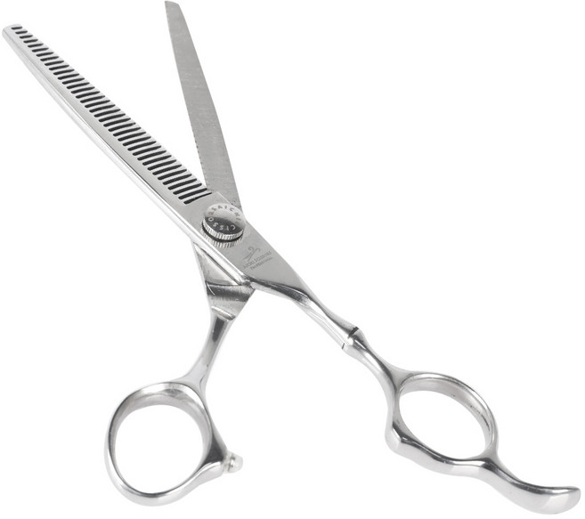 아이치 헤어 커트 국가고시용 홈케어용 미용가위 AI-AY, AI-AY_숱가위 AY30 (6.0 실버), 1개