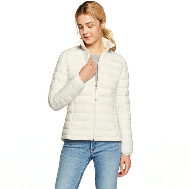 테슬라 여성 패커블 웰론 경량 패딩 자켓