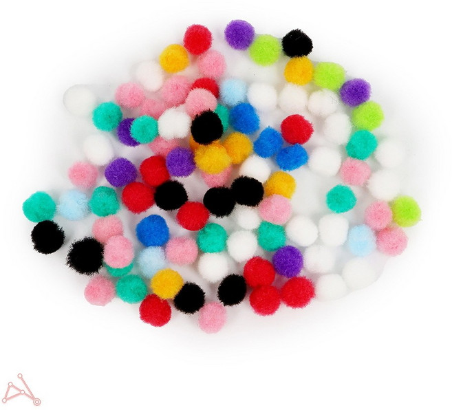 미니 스폰지볼 공작용 쿠션볼 솜뭉치 색방울 미니 컬러 퍼프볼 대형 폼폼이 택1, 10mm, 보라