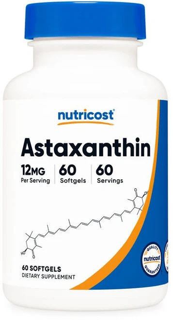 뉴트리코스트 아스타크산틴 12mg 소프트젤, 60정, 1개 - 쿠팡