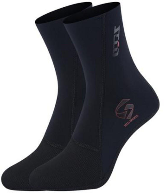 남녀 공용 CR 네오프렌 수영 서핑 부츠 다이빙 양말 따뜻한 수상 스포츠 긴 미끄럼 방지 웨어러블 비치, 02 Black_06 2XL